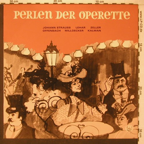 V.A.Perlen der Operette: Johann Strauss,Lehar,Zeller..14 Tr., Concert Hall(M-2386), ,  - LP - L9538 - 7,50 Euro