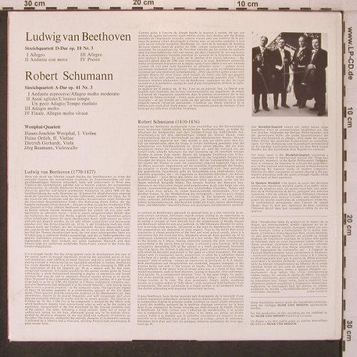 Beethoven,Ludwig Van / R.Schumann: Streichquartett op.18 Nr.3/Streichq, Colosseum(COLOS SM 622), D,  - LP - L9552 - 11,50 Euro