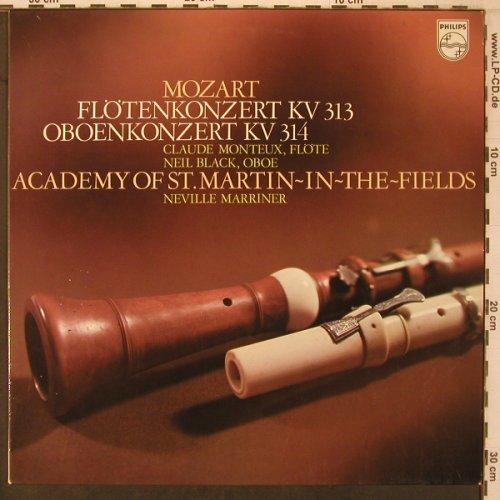 Mozart,Wolfgang Amadeus: Flötenkonzerte KV 313,Oboen KV 314, Philips(6500 379), NL, 1973 - LP - L9563 - 7,50 Euro