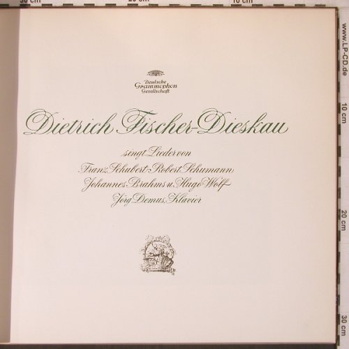 Fischer-Dieskau, Dietrich: singt Lieder von Schubert, Schumann, D.Gr. Album(9 108), D,Mono, 1958 - LP - L9591 - 55,00 Euro