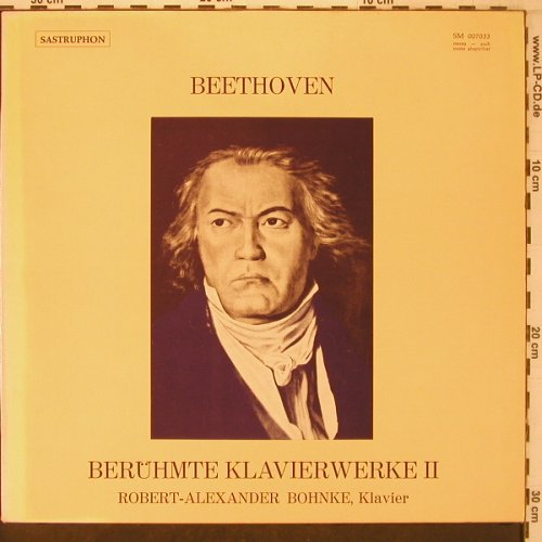 Beethoven,Ludwig van: Berühmte Klavierwerke II, Sastruphon(SM 007033), D, m/vg+,  - LP - L9605 - 6,00 Euro