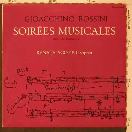 Rossini,Gioacchino: Soirées musicales, 1 & 2 Teil, Harmonia Mundi(HM 30 665), D,  - LP - L9619 - 7,50 Euro