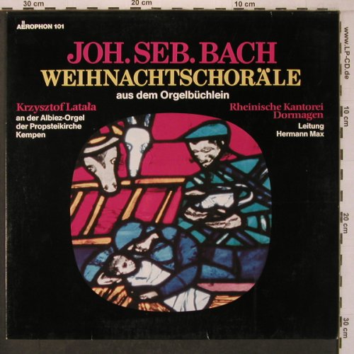 Bach,Johann Sebastian: Weihnachtschoräle, bwv 599-617, Aërophon 101(AUL 30 510 SF), D, 1986 - LP - L9624 - 9,00 Euro