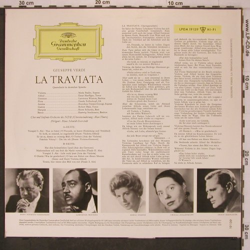 Verdi,Giuseppe: La Traviata - Querschnitt in deut., D.Gr.(LPEM 19 139), D, 1964 - LP - L9639 - 12,50 Euro