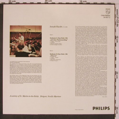 Haydn,Joseph: Sinfonien 1&2,  Club-Ed., Philips(34 6072/346080), D,  - LPx2 - L9649 - 7,50 Euro