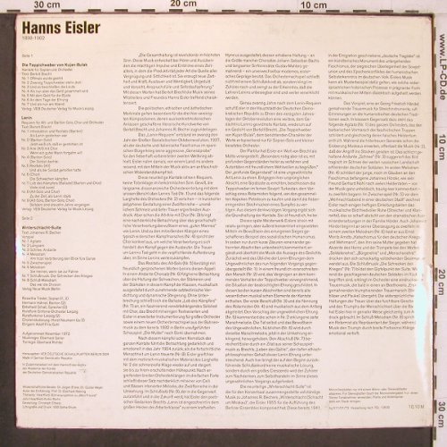 Eisler,Hanns: Lenin-Requiem,  m-/VG-, Nova(8 85 042), DDR, 1973 - LP - L9659 - 5,00 Euro