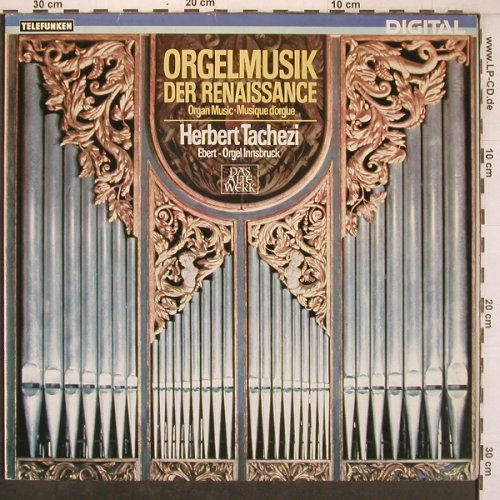 V.A.Orgelmusik der Renaissance: Tomas de Santa Maria...Chr. Ehrbach, Telefunken(6.42 587 AZ), D, Foc, 1980 - LP - L9663 - 7,50 Euro