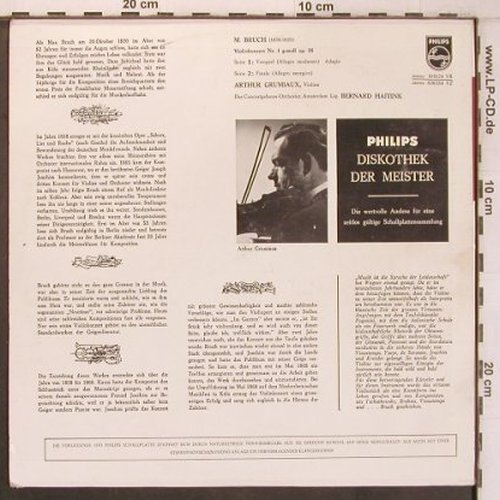 Bruch,Max / Mendelssohn: Violinkonzert Nr.1 / Violinkonzert, Philips(610 124 VR), NL, Mono,  - 10inch - L9679 - 9,00 Euro