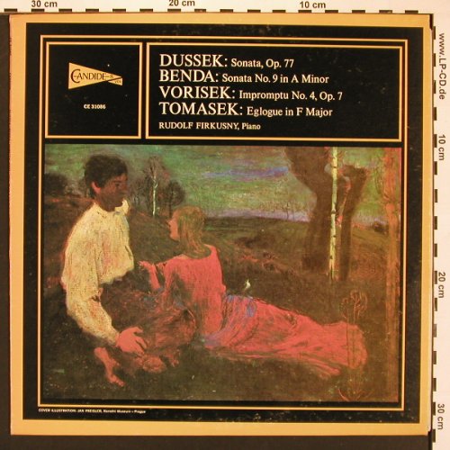 Firkusny,Rudolf: Dussek:Sonat.,op.77, Benda:Sonat 9, Candide(CE 31086), US,vg+/m-, 1974 - LP - L9693 - 7,50 Euro