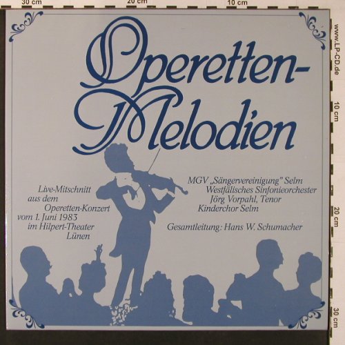 V.A.Operetten-Melodien: Live Mitschn. Hilpert-Theater Lünen, TBS(1044 1141), D, 1983 - LP - L9701 - 7,50 Euro