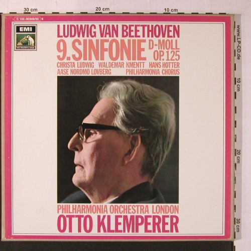 Beethoven,Ludwig van: Sinfonie Nr.9 D-moll,Box,3-sided, EMI(C 153-00 949/50), D,  - 2LP - L9708 - 9,00 Euro