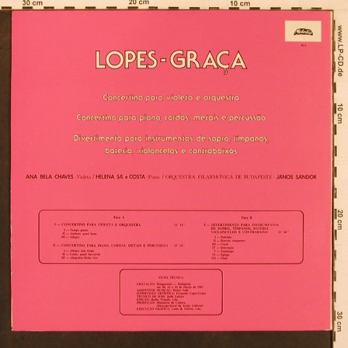 Lopes-Graca,Fernando: Concertino para violeta e Orqu., Melodia(36.4), ,  - LP - L9728 - 12,50 Euro