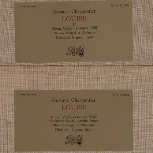 Charpentiers,Gustave: Luise (1+2), opera en 4 actes, Pathé(DTX 20014/20015), F,  - LP*2 - L9753 - 11,50 Euro