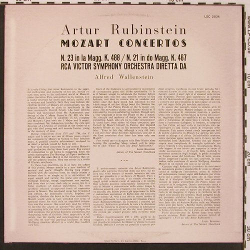 Mozart,Wolfgang Amadeus: Concertos nos. 21 and 23, RCA(LSC 2634), I,  - LP - L9768 - 7,50 Euro