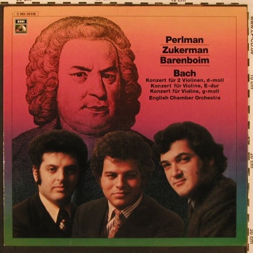 Bach,Johann Sebastian: Violinkonzerte BWV 1043,1052,1056., EMI Electrola(C 065-02 236), D, m-/vg+, 1972 - LP - L9769 - 7,50 Euro
