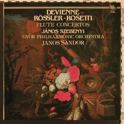 Devienne,Francois / Rössler-Rosetti: Flute Concertos, Fidelio(FL 3323), H,  - LP - L9774 - 9,00 Euro