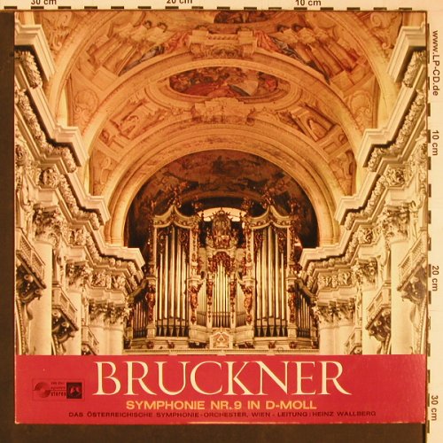 Bruckner,Anton: Sinfonie Nr.9 D-Moll, vg+/m-, Concert Hall(SMS-2541), , 1968 - LP - L9792 - 6,00 Euro