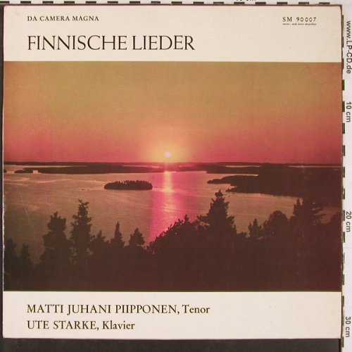 Piipponen,Matti Juhani: Finnische Lieder, Ute Starke Klavie, Da Camera Magna(SM 90 007), D, 1969 - LP - L9808 - 9,00 Euro