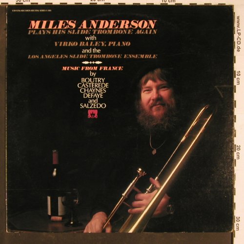 Anderson,Miles: plays his Slide Trombone again, Crystal(S 385), US, 1979 - LP - L9822 - 9,00 Euro