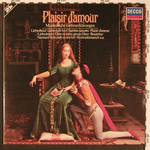 V.A.Plaisir d'amour: Kreisler, Bellini, Korngold, Lehar., Decca(6.48144 DX), D, Foc,  - 2LP - L9833 - 7,50 Euro