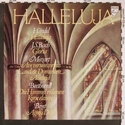 V.A.Halleluja: Händel, Bach, Beethoven, Bizet.., Philips(6596 139), D,  - LP - L9842 - 5,00 Euro