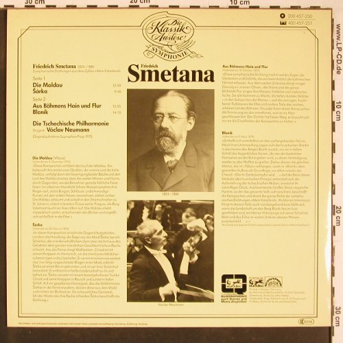 Smetana,Friedrich: Die Moldau,Sarka, a.Böhm.Hain, Supraphon(200 457-250), D, 1975 - LPQ - L9845 - 6,00 Euro