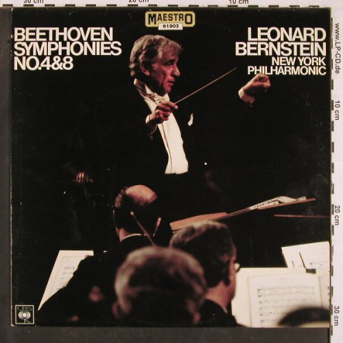 Beethoven,Ludwig van: Sinfonien Nr.4 & 8, CBS Maestro(61903), NL, 1977 - LP - L9863 - 6,00 Euro