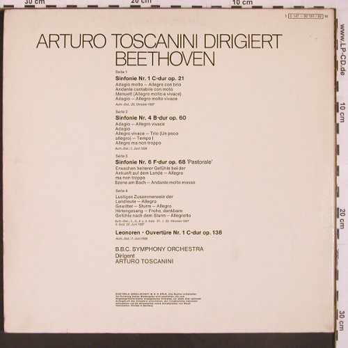 Beethoven,Ludwig van: Sinfonien Nr.1,4 & 6, Leonoren-Ouv., Dacapo(C 147-50 181/82), D,  - 2LP - L9876 - 7,50 Euro