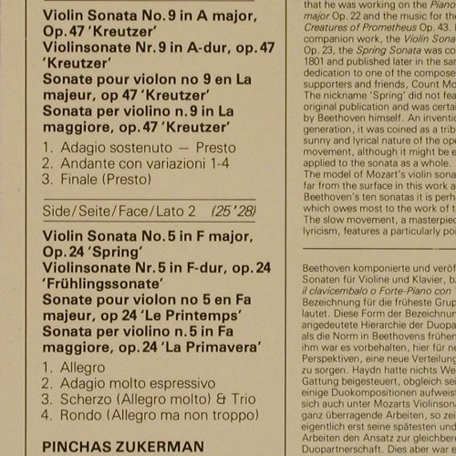 Beethoven,Ludwig van: Sonatas Nr.5 & 9, EMI(29 0490 1), D, Ri, co, 1973 - LP - L9881 - 7,50 Euro