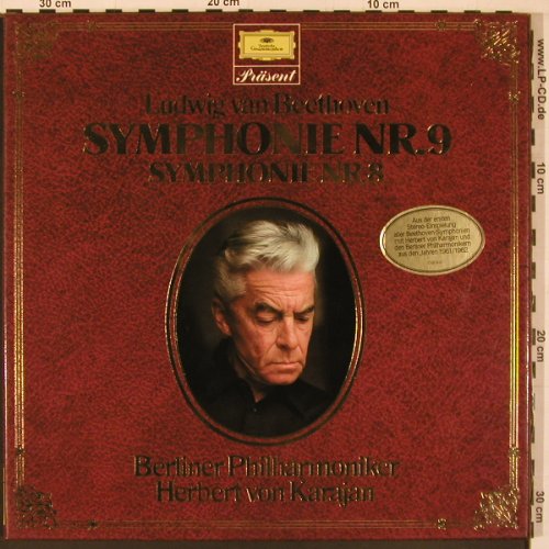 Beethoven,Ludwig van: Sinfonien Nr.8 & 9 (1961/1962), Box, D.Gr. Präsent(2726 503), D, Ri,  - 2LP - L9895 - 9,00 Euro
