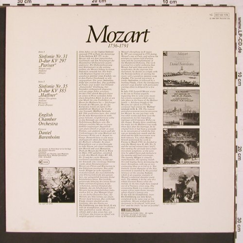 Mozart,Wolfgang Amadeus: Sinfonien Nr.31 & 35, rec.1969, EMI(037-03 179), D, Ri, 1969 - LP - L9903 - 7,50 Euro