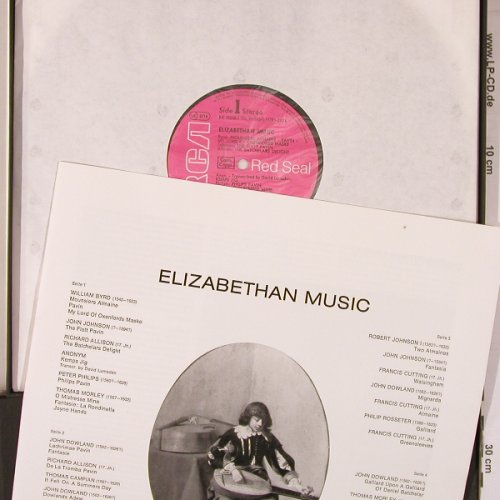Bream Consort,Julian: Elisabethan Music, Box, RCA(26.35045), D, 1972 - 2LP - L9908 - 9,00 Euro
