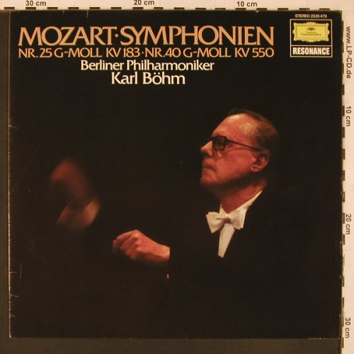 Mozart,Wolfgang Amadeus: Sinfonien Nr.25 & 40 (1962/1973), D.Gr. Resonance(2535 479), D, Ri, 1982 - LP - L9917 - 6,00 Euro