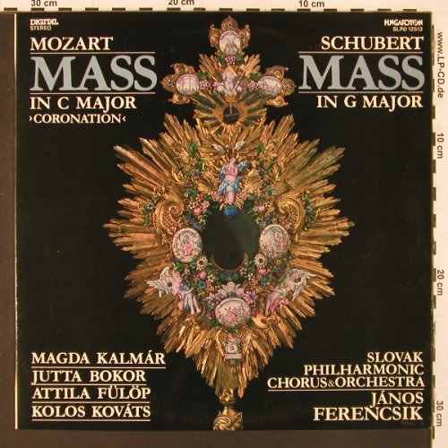 Mozart,Wolfgang Amadeus / Schubert: Messe C-Dur K317 / Messe No.2, Hungaroton(SLPD 12513), H, 1984 - LP - L9943 - 7,50 Euro