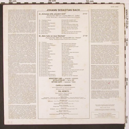 Bach,Johann Sebastian: Kantaten BWV 211 & 212, Hungaroton(SLPD 12462), H, m /vg+, 1983 - LP - L9947 - 6,00 Euro
