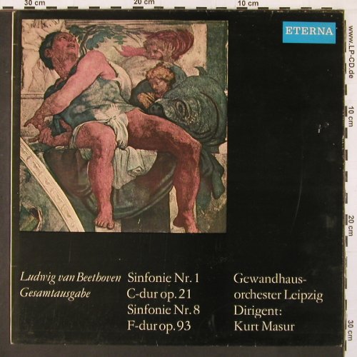 Beethoven,Ludwig van: Sinfonien Nr.1 & 8, Eterna(8 26 415), DDR, 1975 - LP - L9950 - 6,00 Euro