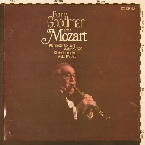 Mozart,Wolfgang Amadeus: Klarinettenkonzert, Quin.kv 622 581, Eterna(8 26 765), DDR, 1976 - LP - L9960 - 7,50 Euro