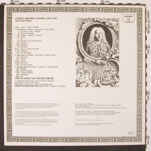 Händel,Georg Friedrich: Wassermusik, Decca(6.42445 AS), D, 1978 - LP - L9962 - 6,00 Euro