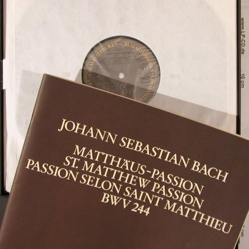 Bach,Johann Sebastian: Mathäus-Passion, Box, m /vg+, CBS(79403), NL, 1978 - 4LP - L9991 - 17,50 Euro