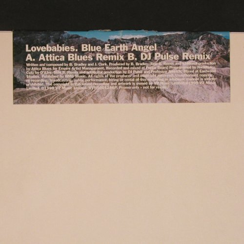 Lovebabies: Blue Earth Angel*2, Promo, FS-New, V2(VVR5001286P), UK, 98 - 10inch - A1050 - 5,00 Euro