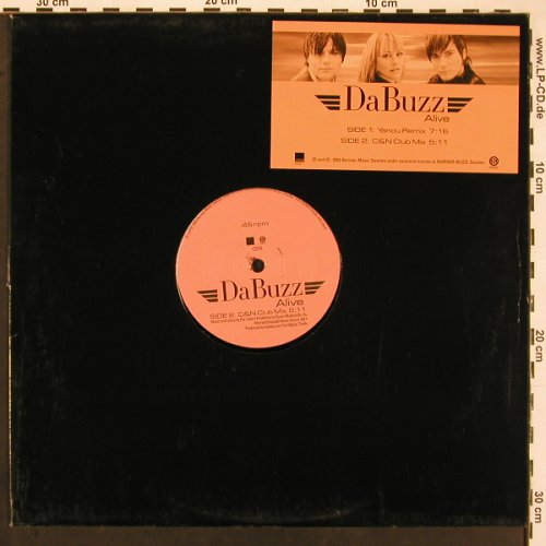 DaBuzz: Alive*2, Promo,LC, Bonnier Music(), S, 2003 - 12inch - B9438 - 3,00 Euro