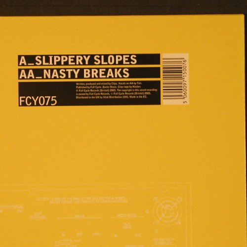 Clipz: Slippery Slopes/Nasty Breaks, Full Cycle(FCY075), EC, 2005 - 12inch - F2157 - 7,50 Euro