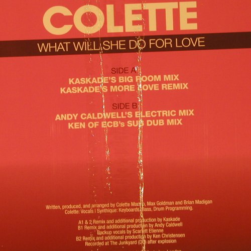 Colette: What She Will Do for Love *4, OM Record(OM-180VS), , FS-New, 2005 - 12inch - F2166 - 5,00 Euro