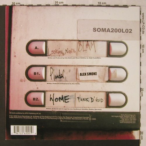 V.A.Soma 200: Slam,Alex Smoke,Funk d'Void, Soma(200L02), EU, 2006 - 12inch - F2526 - 5,00 Euro