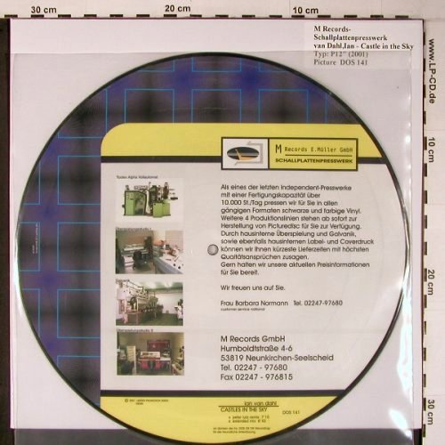van Dahl,Ian - Castle in the Sky: M Records-Schallplattenpresswerk, Picture (DOS 141), D, 2001 Typ: P12" Best.-Nr.: V3226 Preis: 5,00 Euro