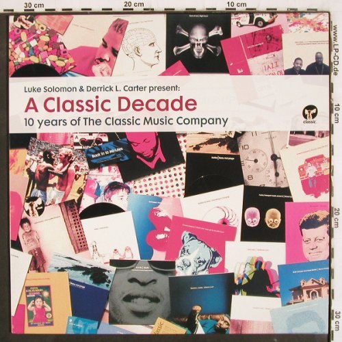 Solomon,Luke & Derrick L.Carter: A Classic Decade, Classic Recordings (CMCLP111), UK, 2005 Typ: 2LP Best.-Nr.: V3957 Preis: 18,00 Euro