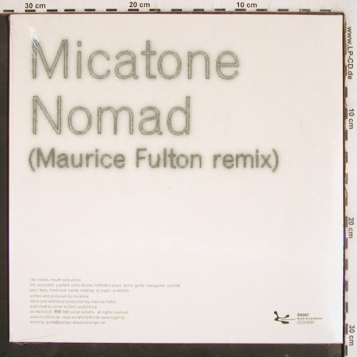 Micatone: Trouble Boy / Nomad rmx, sealed, Sonar Kollektiv (SK067), EU, FS-New, 2005 Typ: 12" Best.-Nr.: V3988 Preis: 9,00 Euro