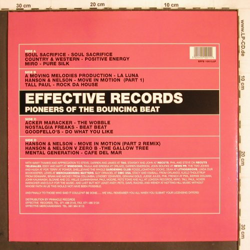 V.A.Pioneers of the Bouncing Beat:&nbsp;Effective Records Compilation, EFFS 1001 (EFFS 1001LLP), UK, 1994 Typ:&nbsp;2LP Best.-Nr.:&nbsp;V640 Preis:&nbsp; 9,00 Euro