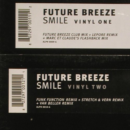 Future Breeze:&nbsp;Smile - vinyl one & two, Alphabet City (ALPH0009-6/10-6), D, 2000 Typ:&nbsp;12"*2 Best.-Nr.:&nbsp;V675 Preis:&nbsp; 7,50 Euro