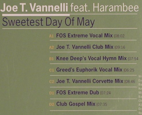 Vannelli,Joe T. f. Harambee: Sweetest day of May, Foc, Kontor(056), D, 1999 - 12"*2 - X1772 - 7,50 Euro